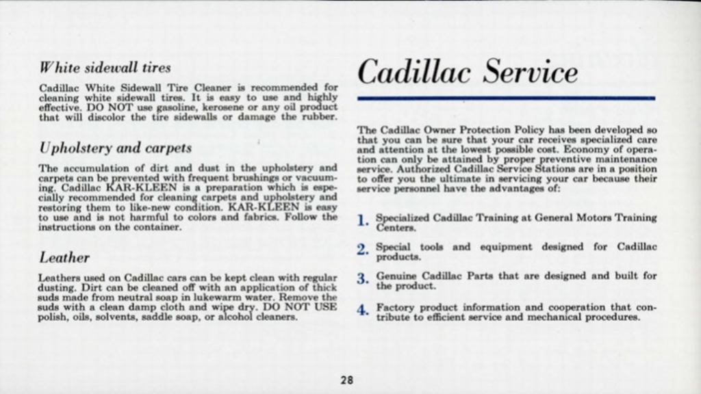 1959 Cadillac Eldorado Owners Manual Page 22